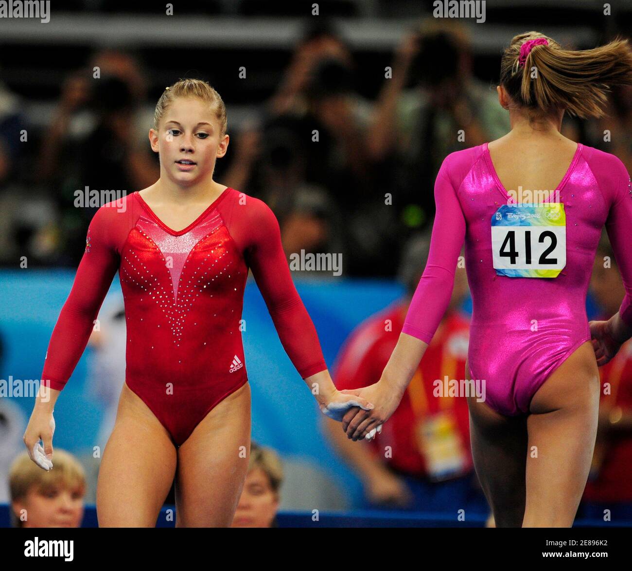Shawn johnson floor routine hires stock photography and images Alamy