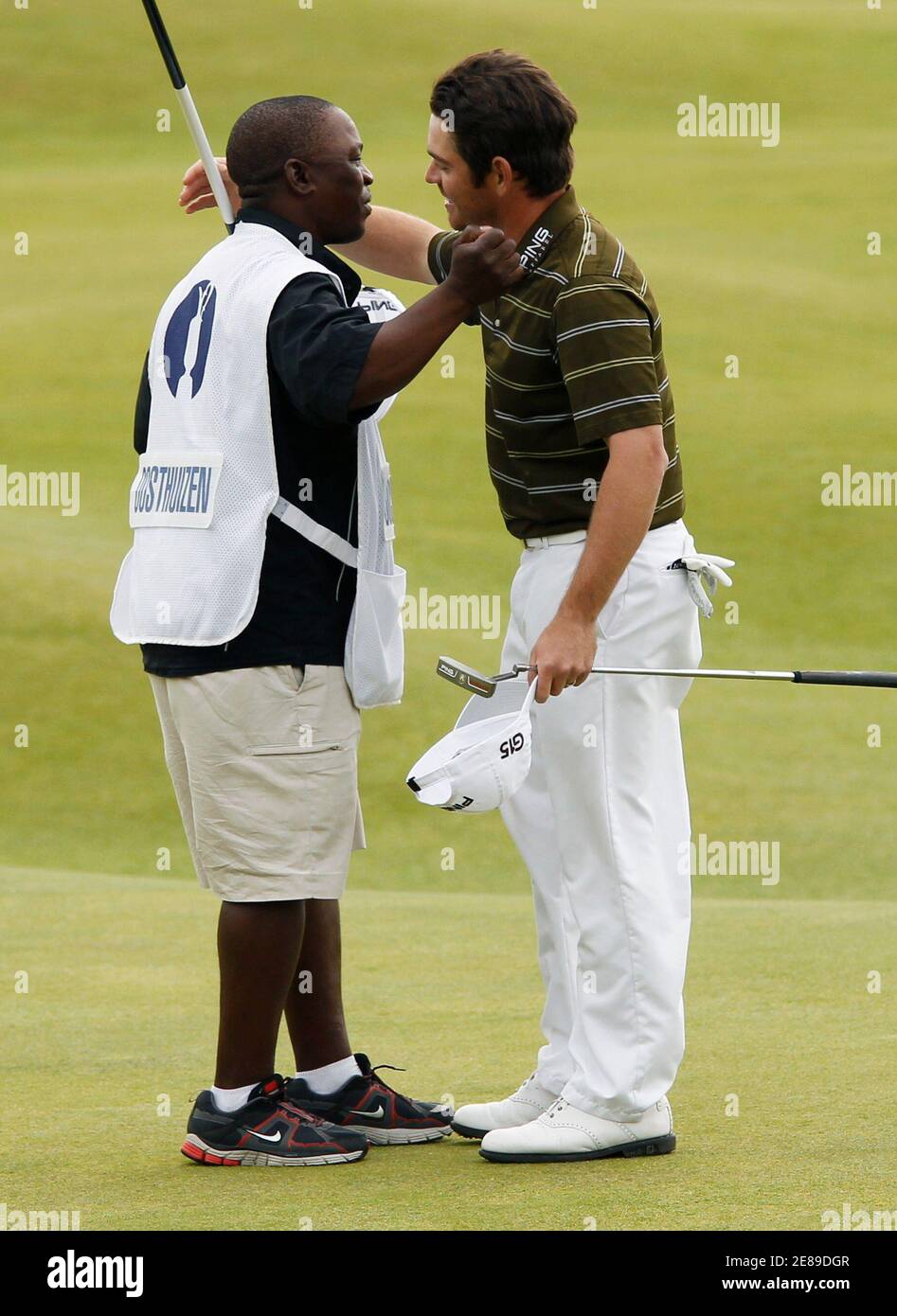 Caddie To Louis Oosthuizen Of South Africa High Resolution Stock Photography And Images Alamy