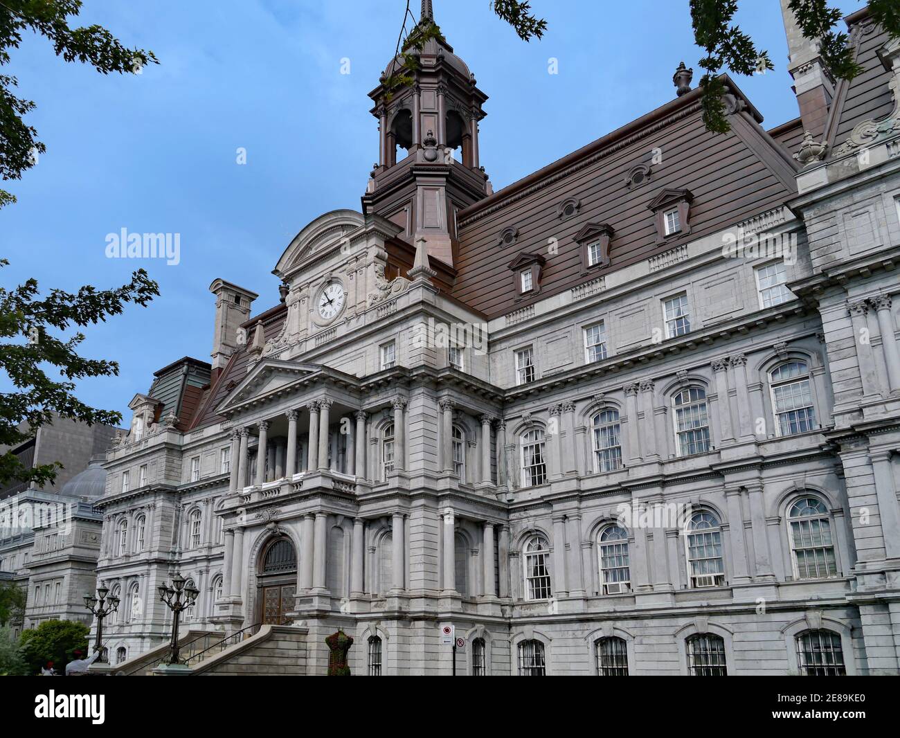 Montreal City Hall exterior view Stock Photo Alamy