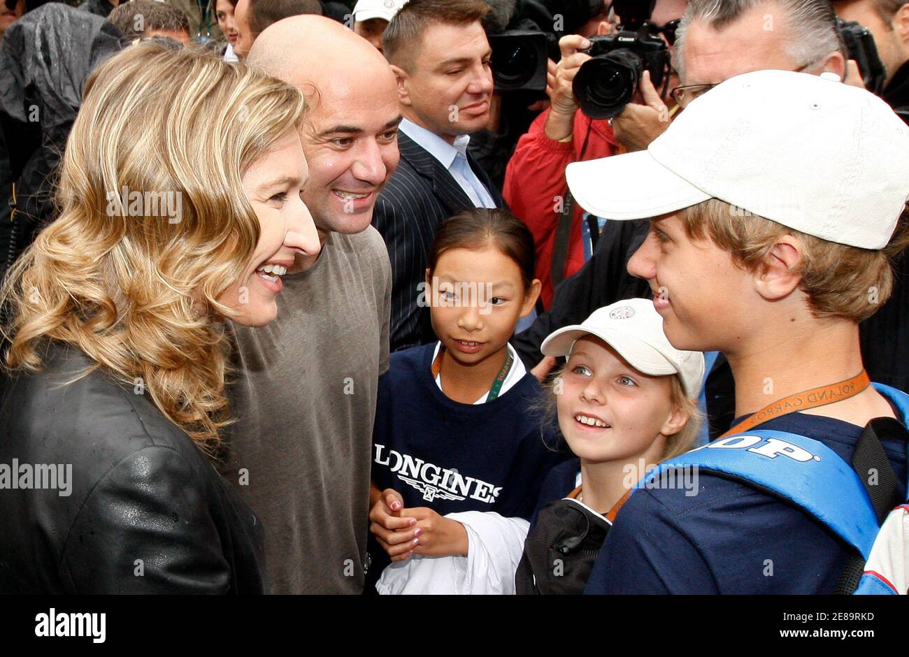 Steffi graf and their children hi-res stock photography and images - Alamy