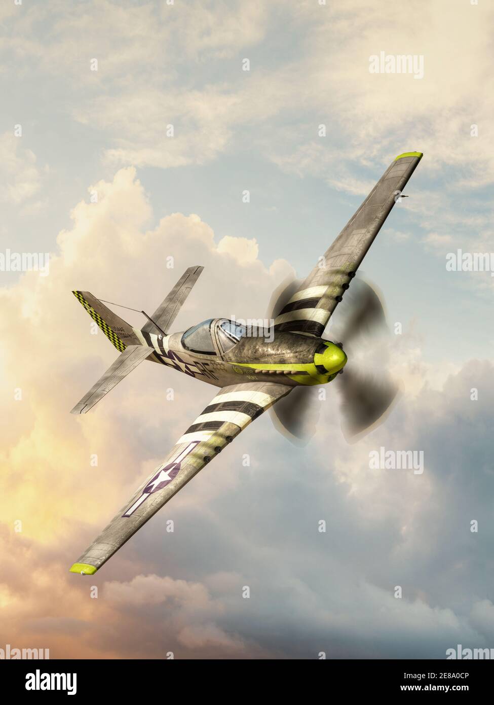 A P51 Mustang, one of the most iconic of the of American World War II