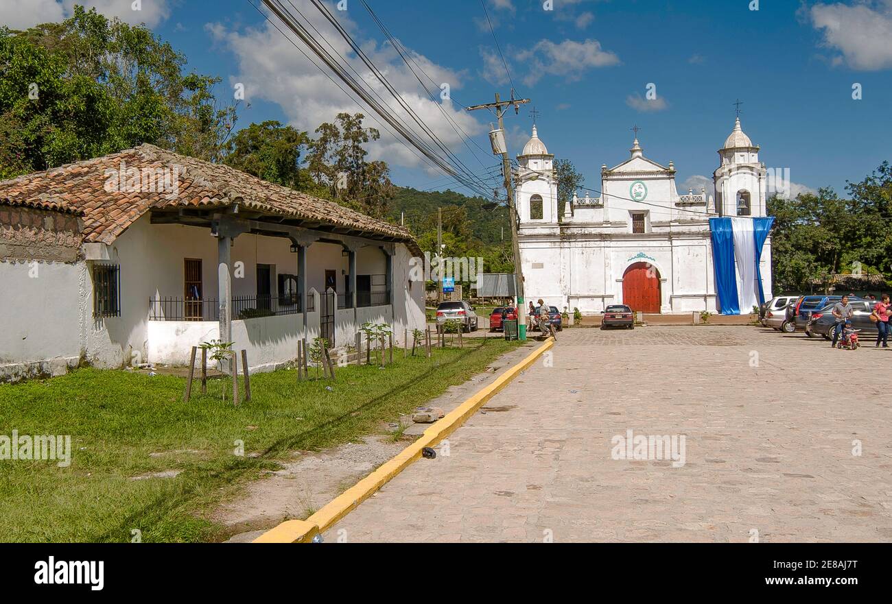 The typical city of Ojojona Honduras in Central America Stock Photo