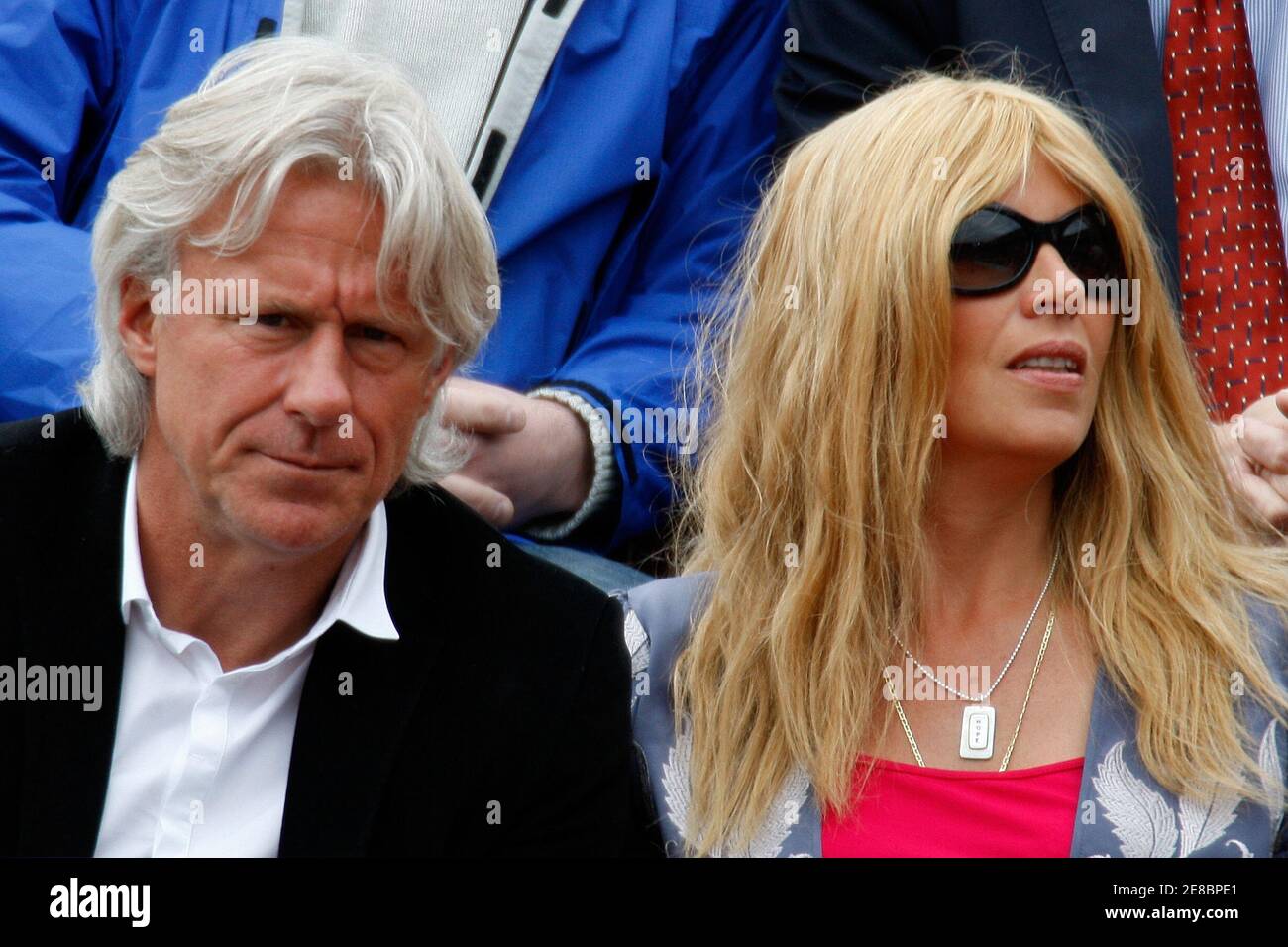 schoner Sociologie Trend Former tennis player Bjorn Borg (L) and his wife Patricia Ostfeldt watch a  match at the French Open tennis tournament at Roland Garros in Paris June  5, 2009. REUTERS/Charles Platiau (FRANCE ENTERTAINMENT