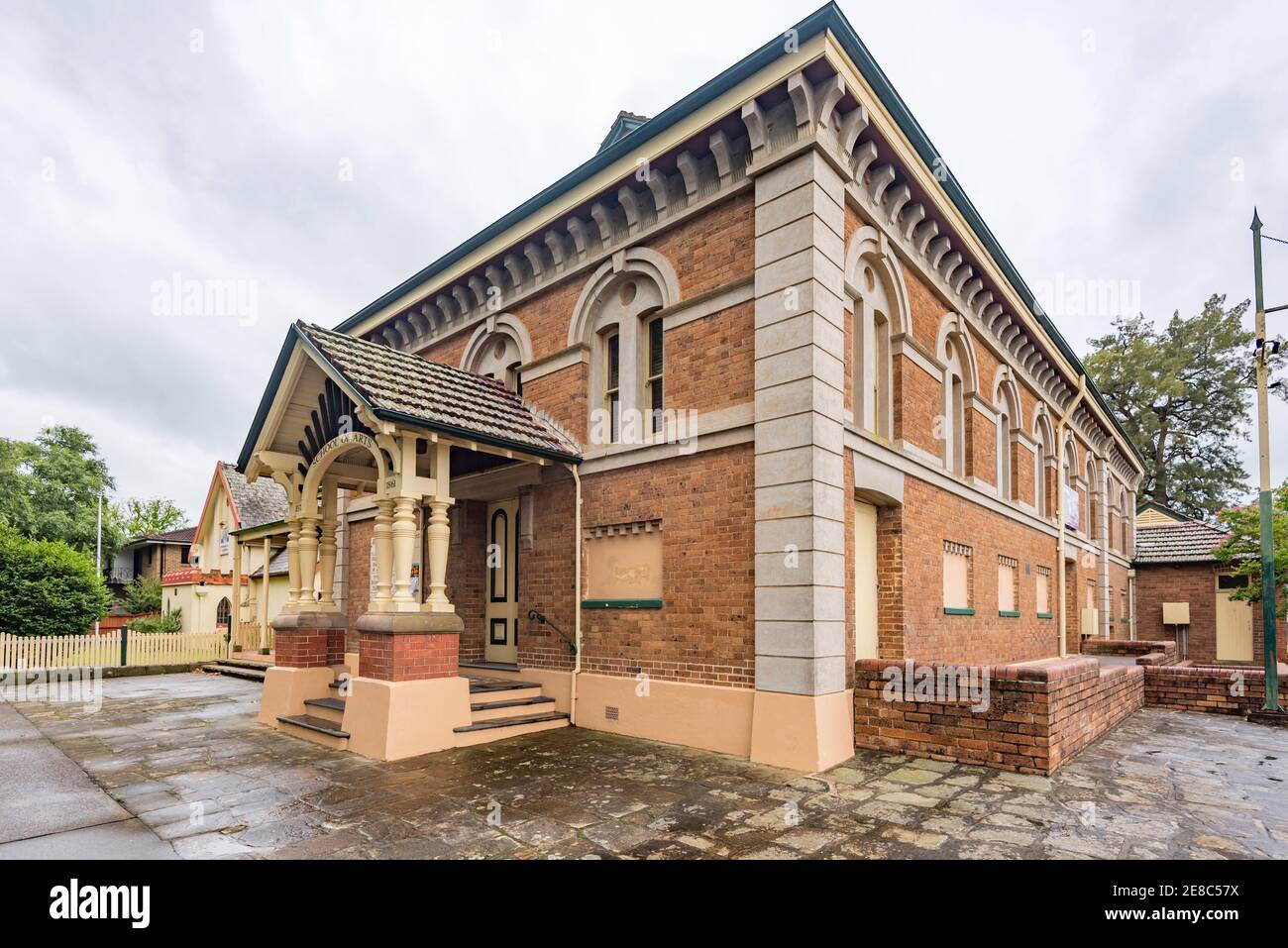 The historic School of Arts building was opened by the famous