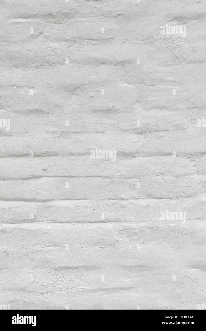 White grunge brick wall background Stock Photo - Alamy