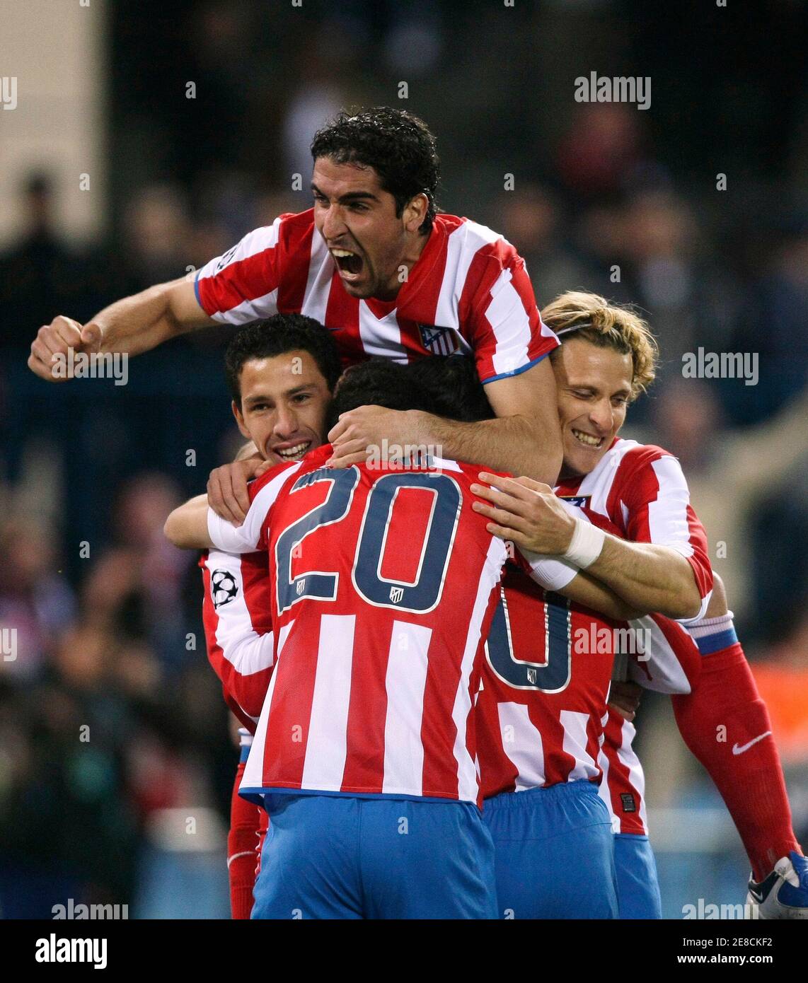 Champions League soccer match 