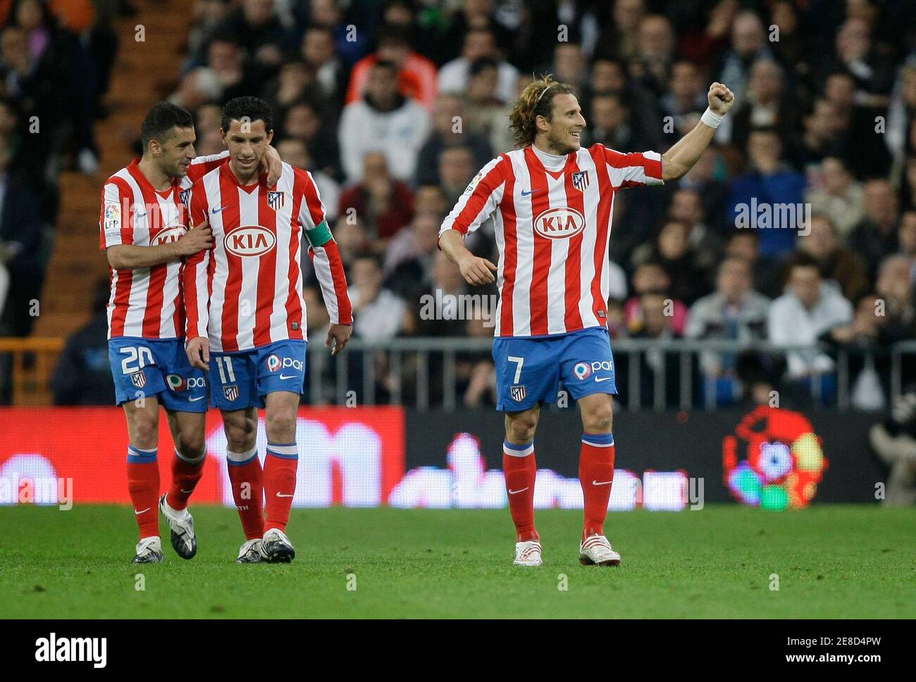 goal with his teammate Simao Sabrosa 