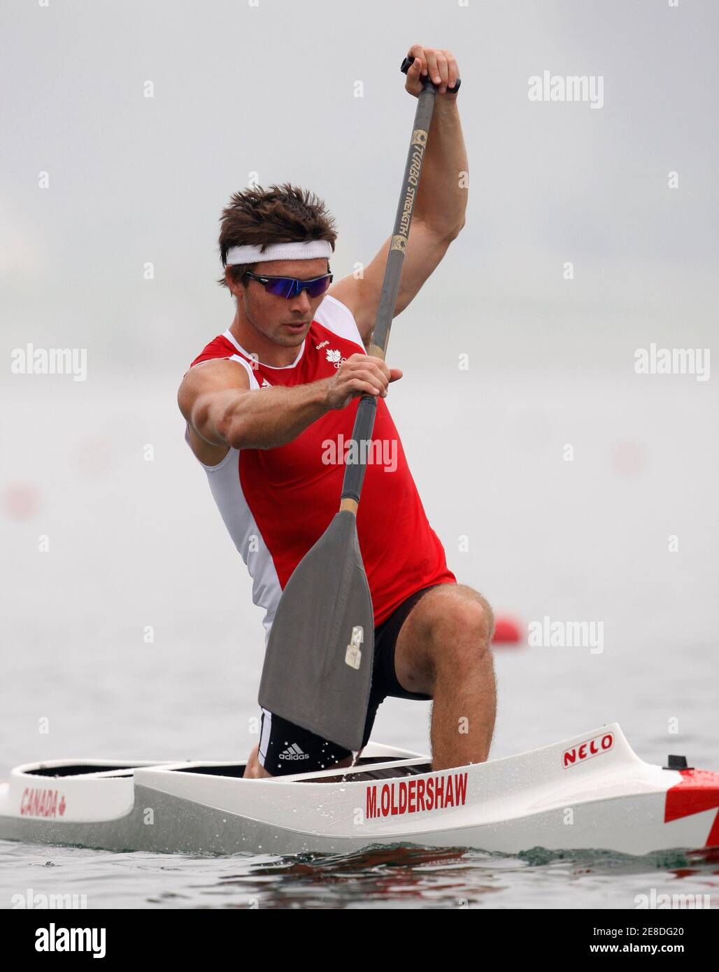 Canada S Mark Oldershaw Trains For The Men S Canoe Single At Shunyi Olympic Rowing Canoeing Park Ahead Of The Beijing 2008 Olympic Games August 7 2008 Reuters Darren Whiteside China Stock Photo Alamy