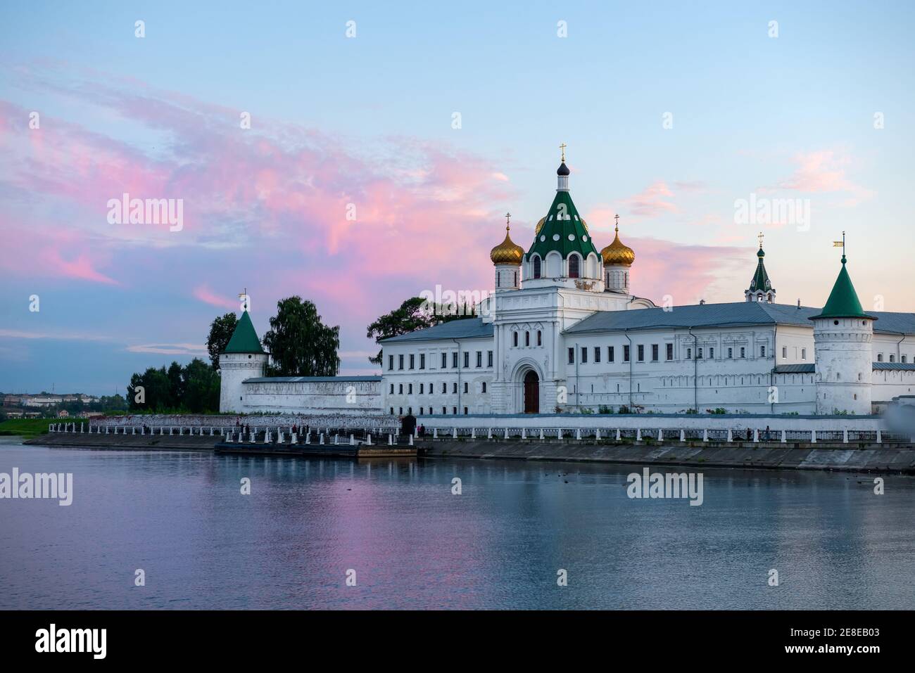 Holy Trinity Ipatiev Monastery on the sunset. Ipatiev monastery ...