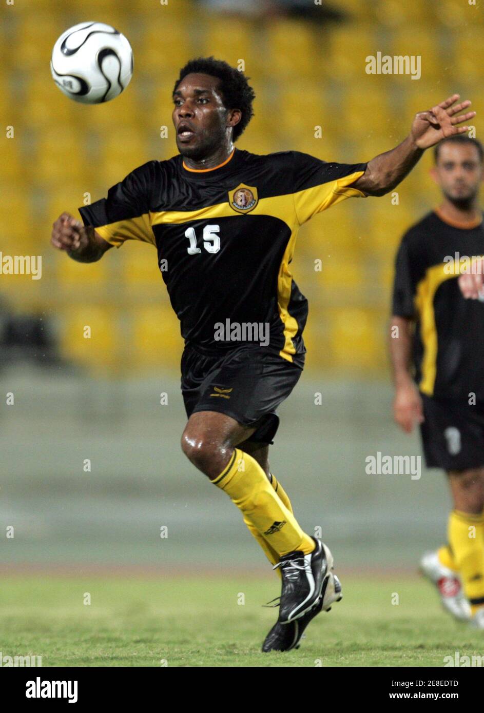 Qatar Club S Jay Jay Okocha Of Nigeria Eyes The Ball During Their Friendly Match Against Al Arabi In Doha August 06 Okocha Has Signed A One Year Contract With Qatar Club Reuters Fadi Alassaad Qatar Qatar Club S Jay Jay Okocha Of Nigeria Eyes The Ball During Their Friendly Match Against Al Arabi In Doha August 06 Okocha Has Signed A One Year Contract With Qatar Club Reuters Fadi Alassaad Qatar