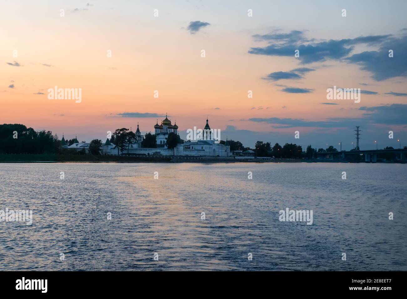 Holy Trinity Ipatiev Monastery on the sunset. Ipatiev monastery ...