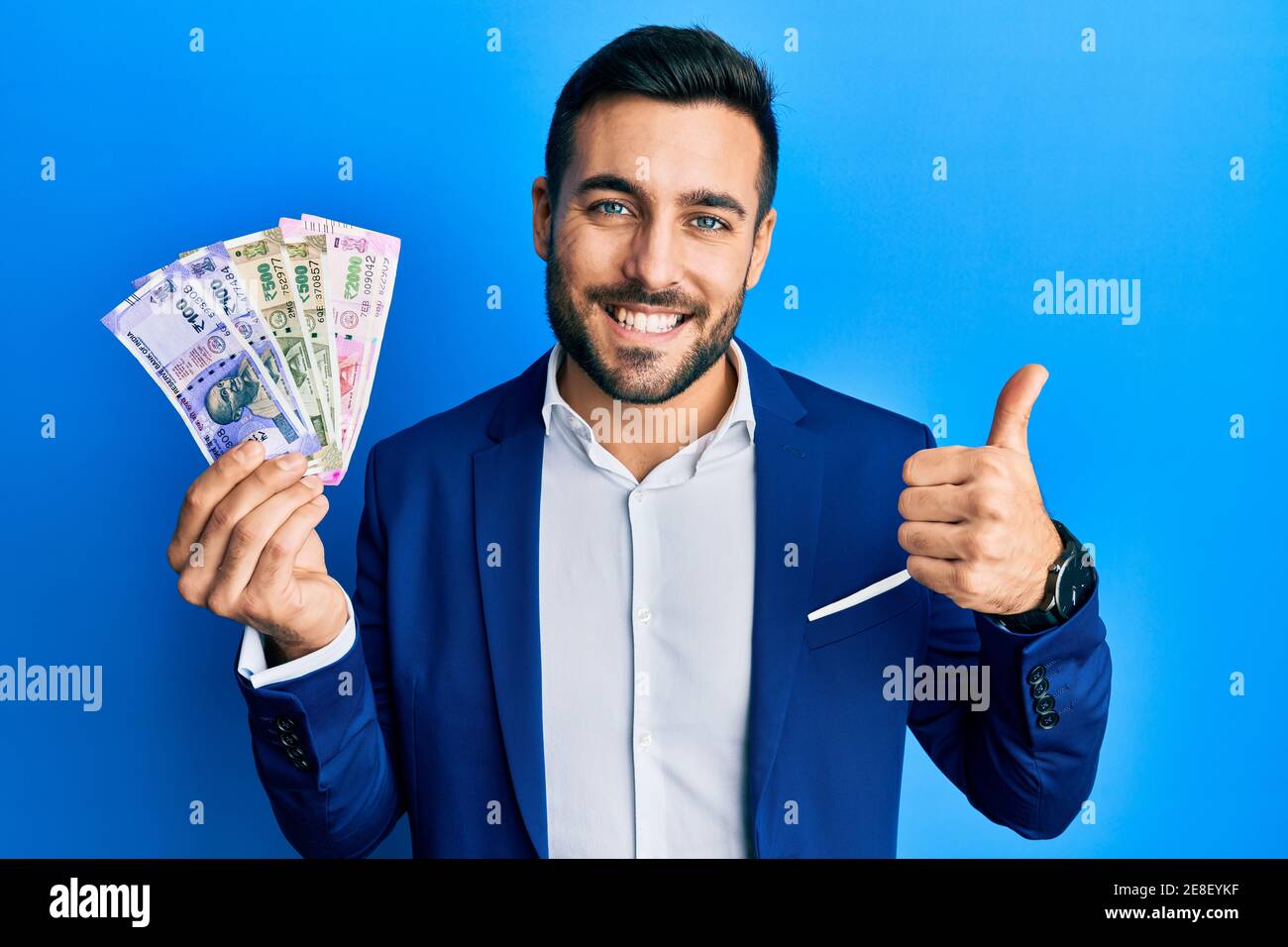 Blue Sign Indian Rupee Symbol High Resolution Stock Photography And Images Alamy