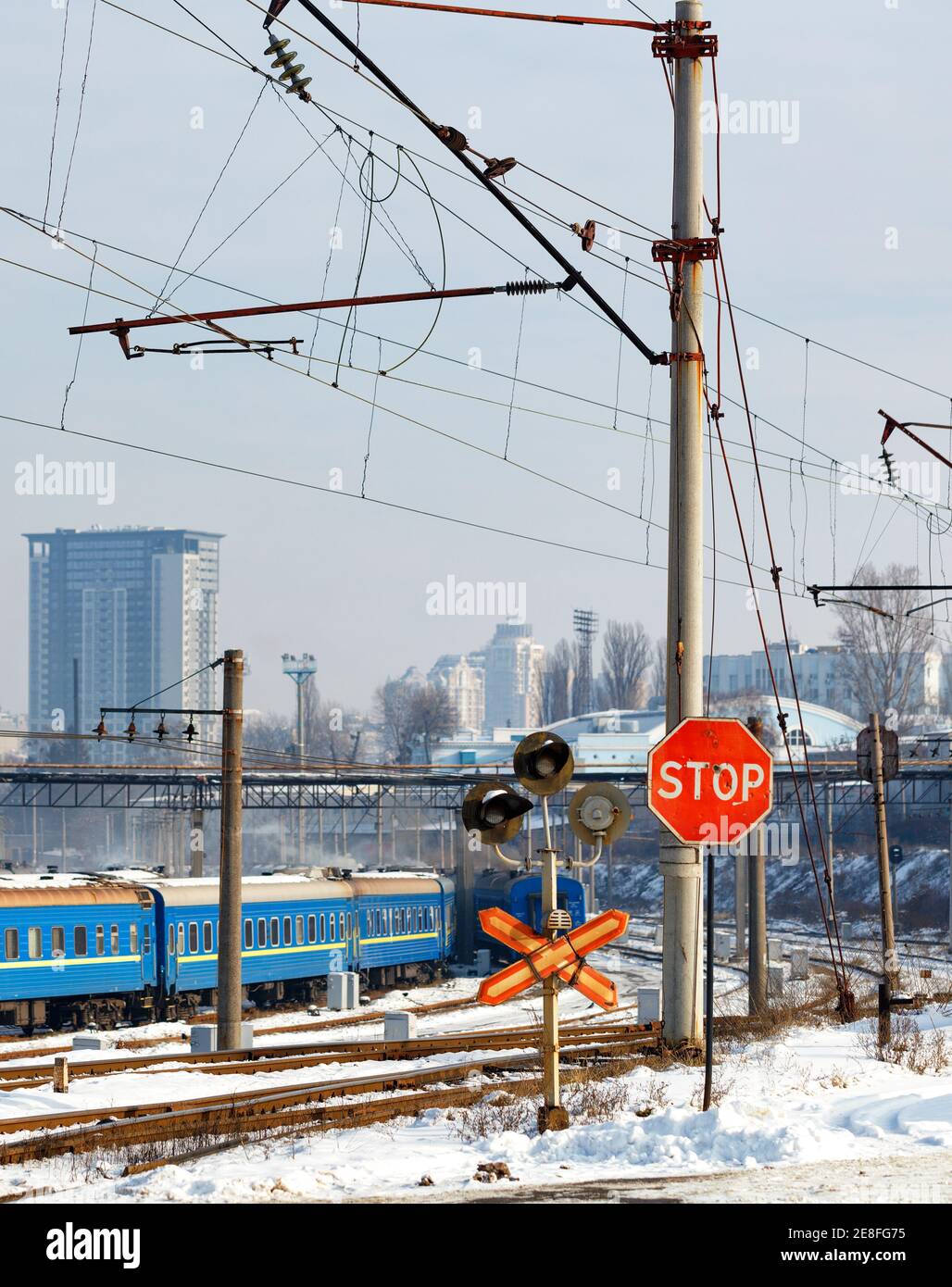 Train Stop Red Signal High Resolution Stock Photography And Images Alamy