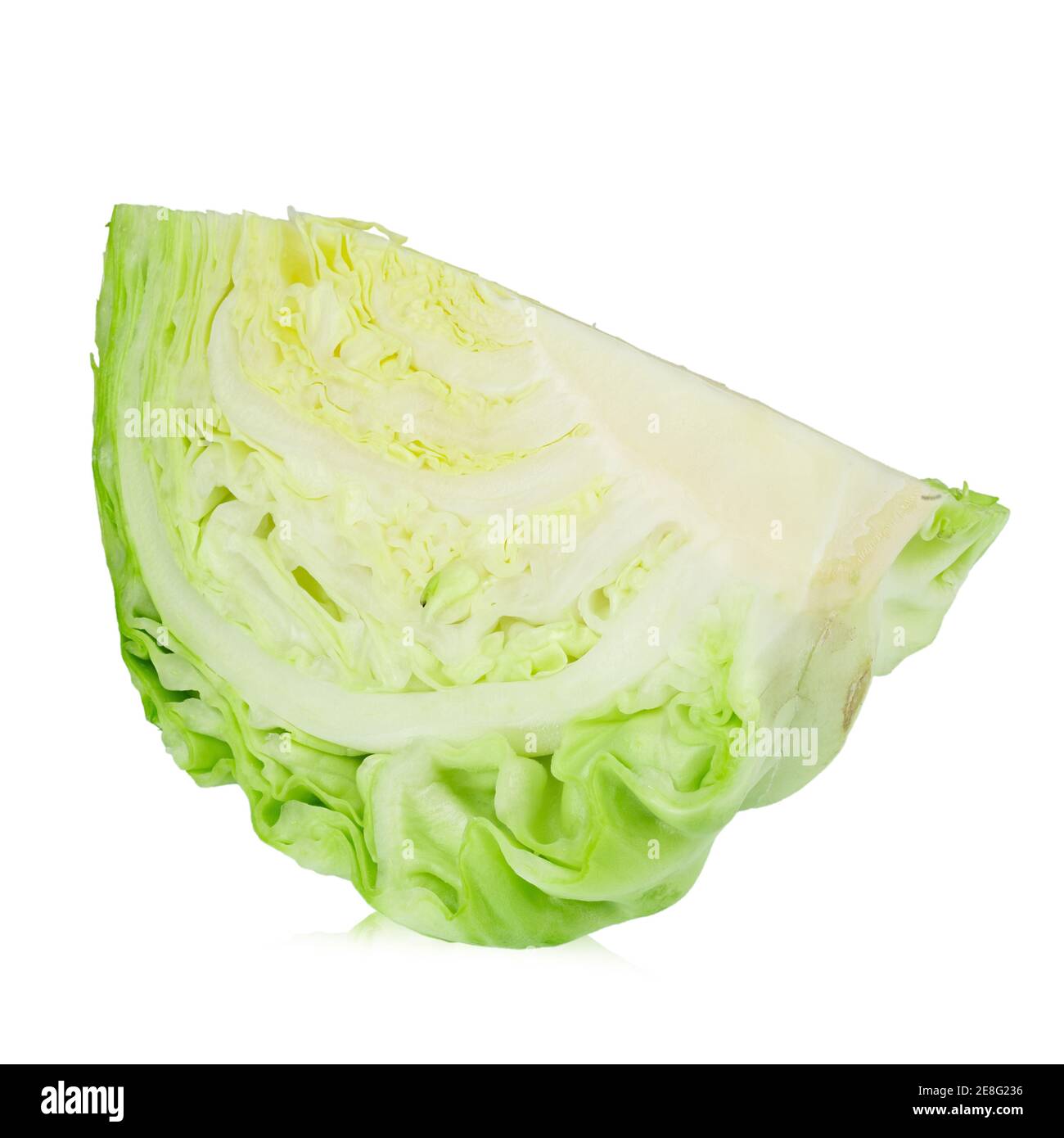Vegetable cabbage isolated white background. Dietary product. Low