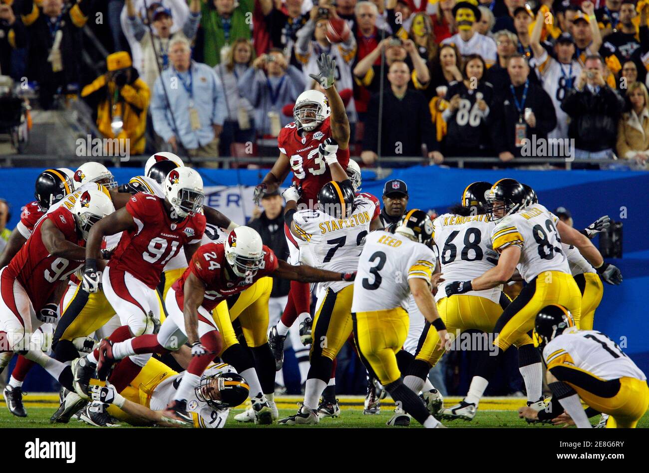 Pittsburgh steelers kicker jeff reed hires stock photography and