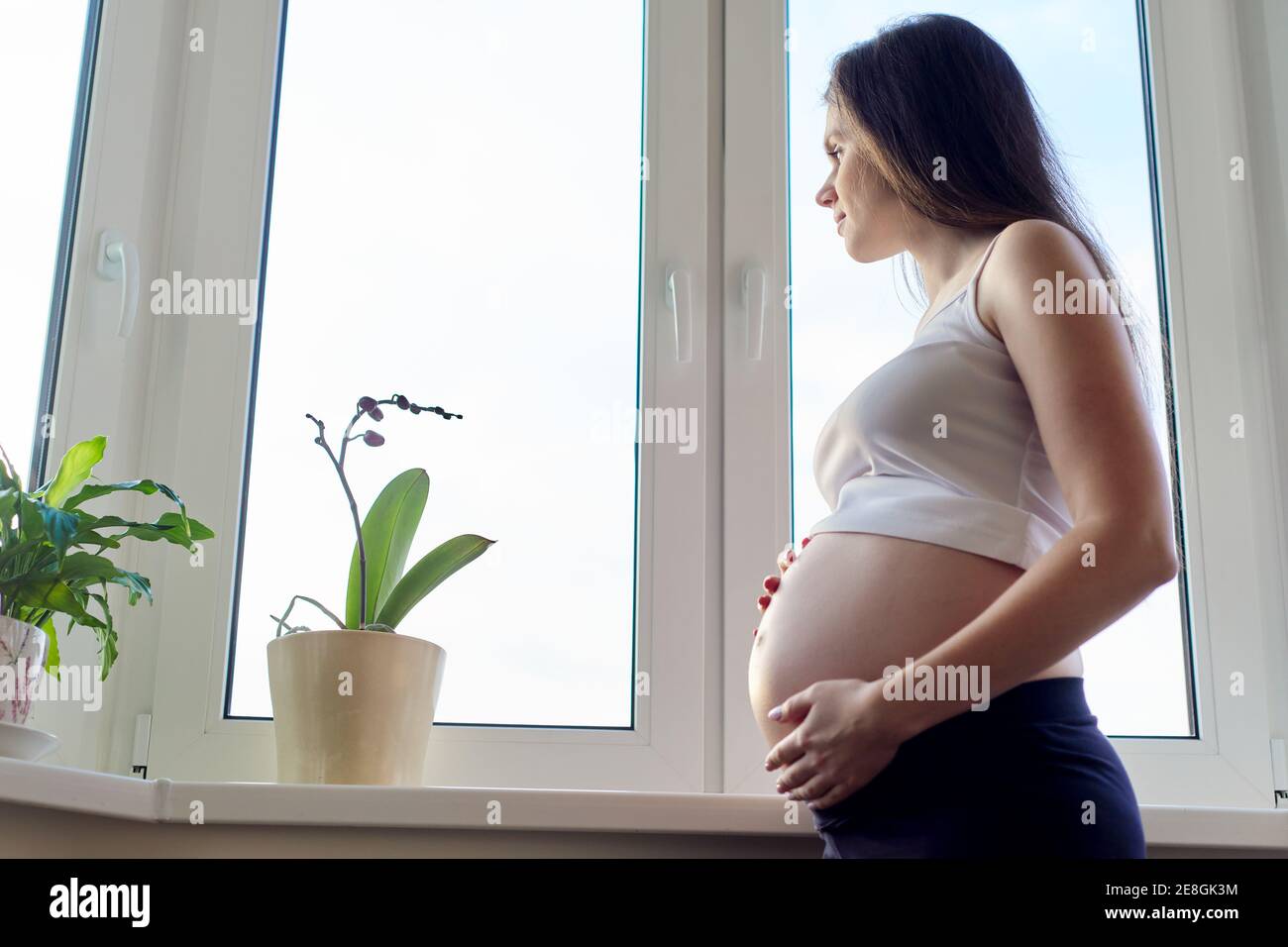 Beautiful pregnant woman looking baby hi-res stock photography and images -  Page 18 - Alamy