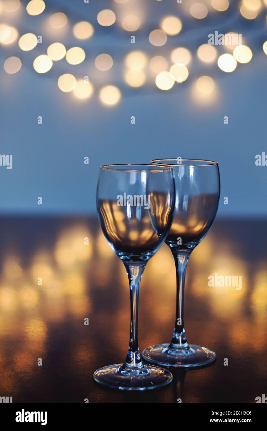 wine glass bokeh photography