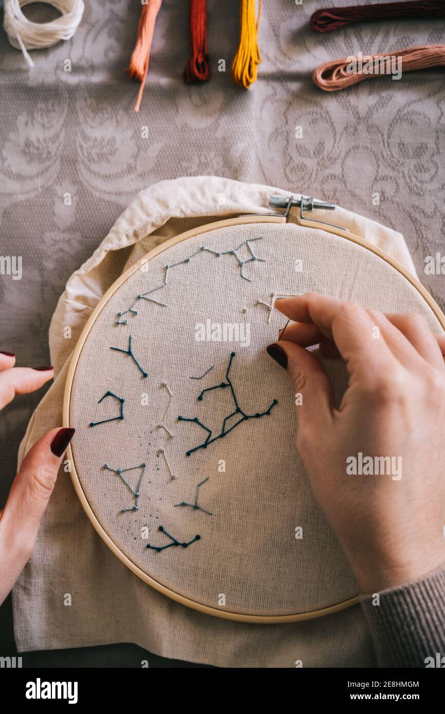 Thread Constellation Constellations production hi-res stock photography and images - Alamy