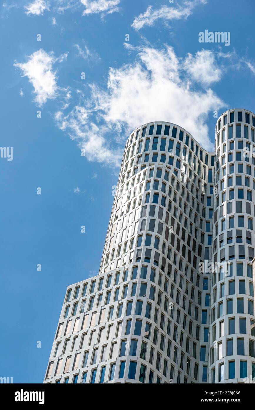 Modern architecture, facade of the high-rise building Upper West with Hotel Motel  One Berlin-Upper West, Berlin, Germany Stock Photo - Alamy