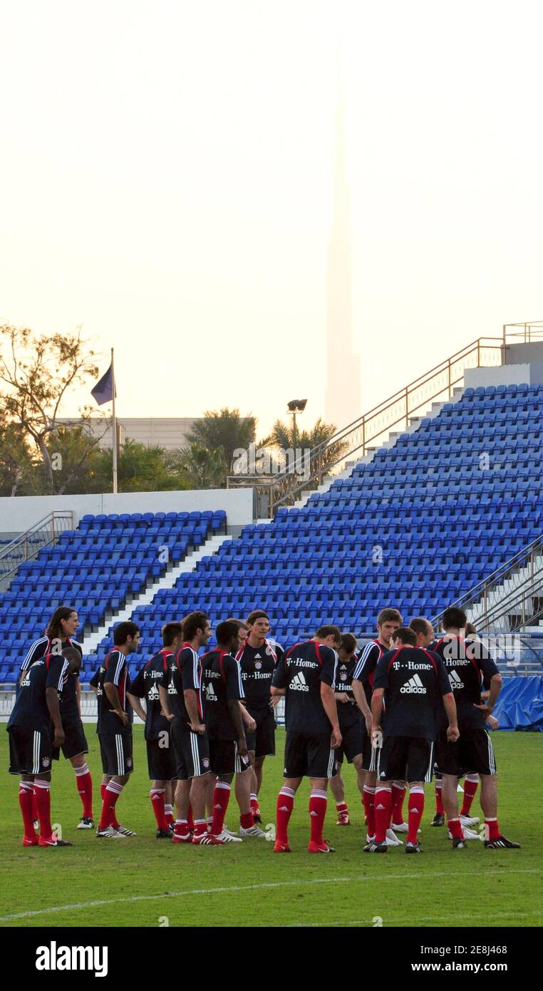 Bayern Munich S Players Attend A Training Camp At The Al Nasr Stadium In Dubai January 7 10 Reuters Matthias Seifert United Arab Emirates s Sport Soccer Stock Photo Alamy