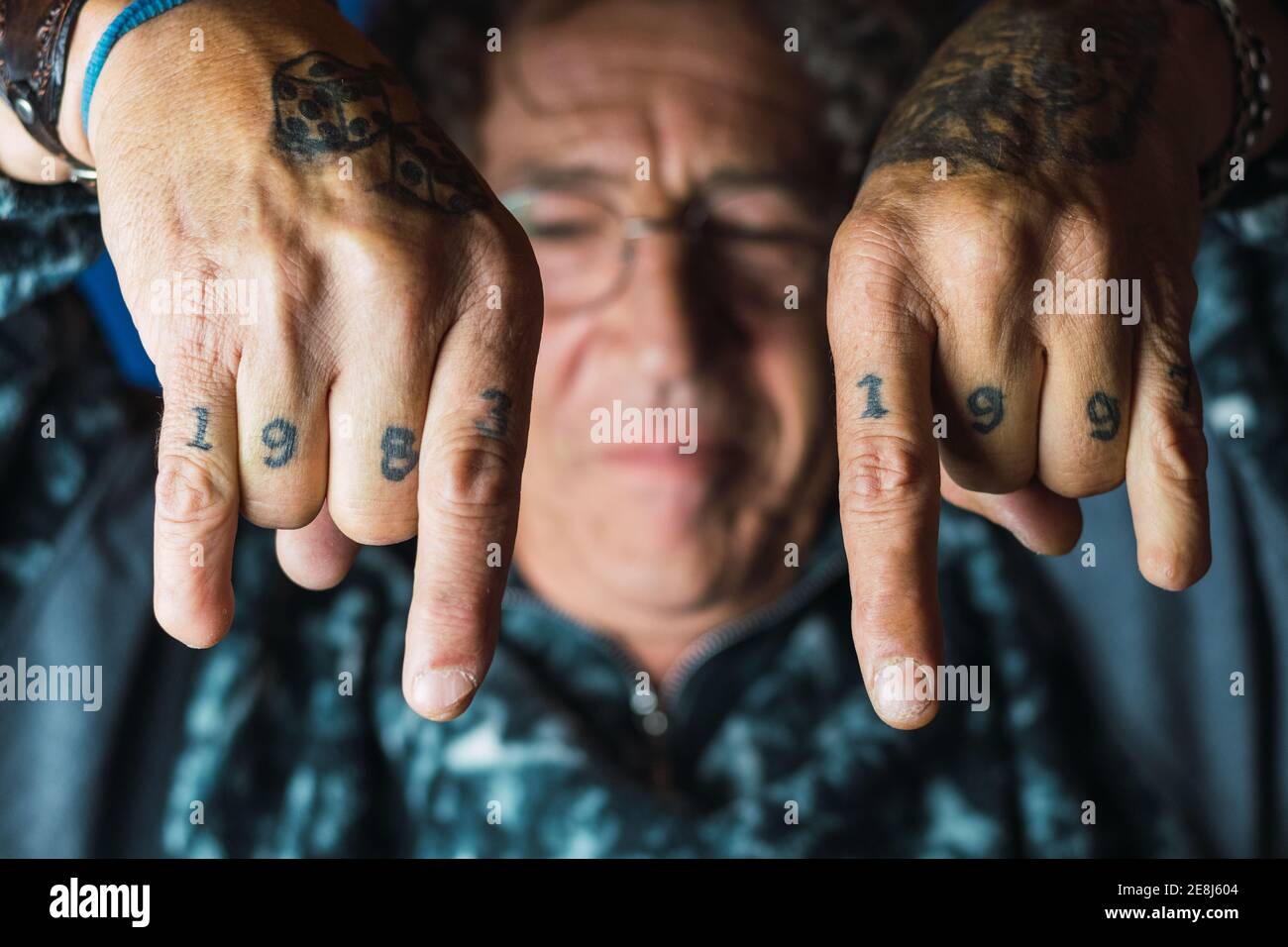 Man Shows His Wrist Tattoos Background, Pictures Of Cuts On Arms, Cut Out,  Man Background Image And Wallpaper for Free Download