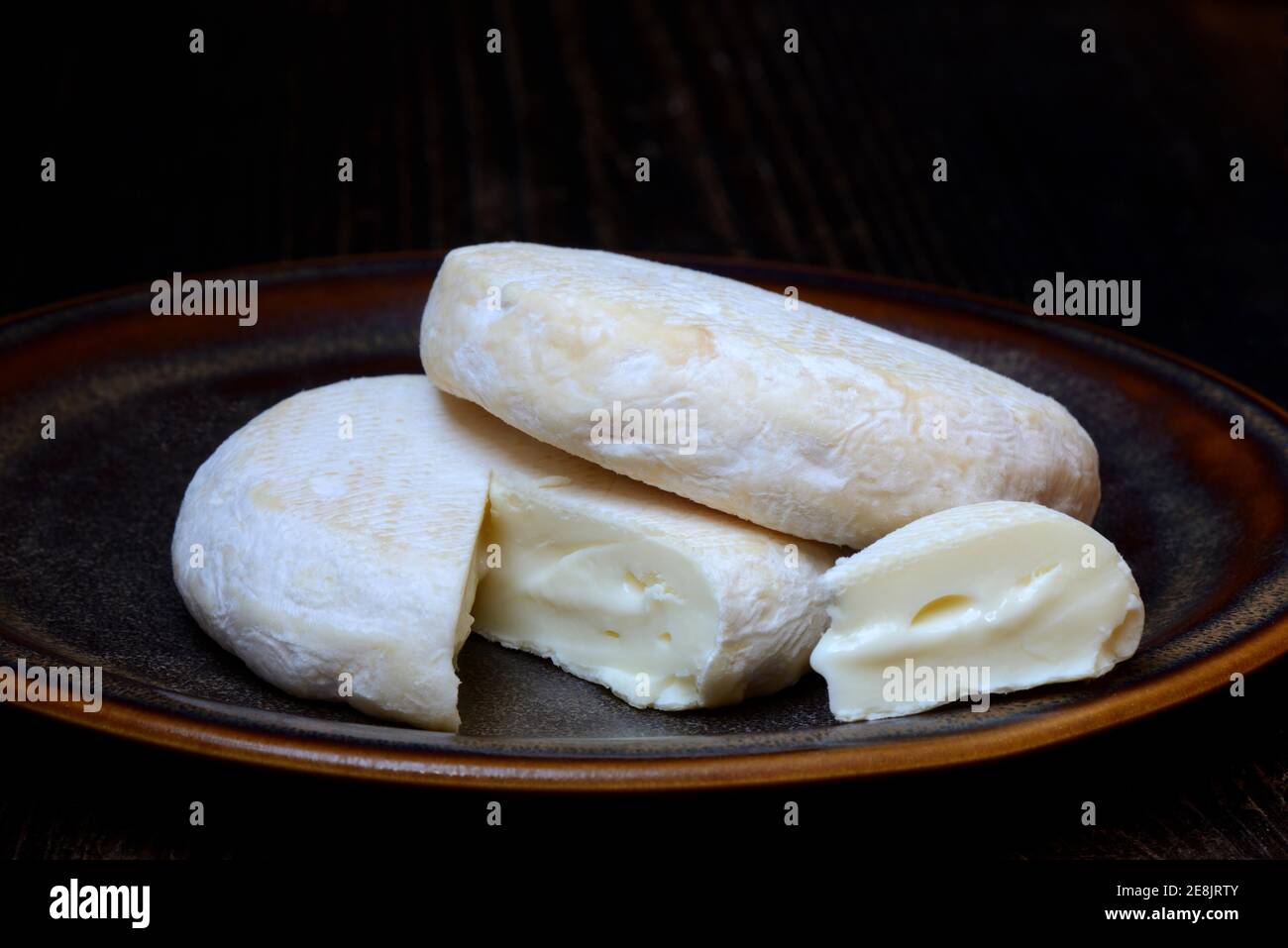 Tomme vaudoise, Swiss cheese Stock Photo - Alamy