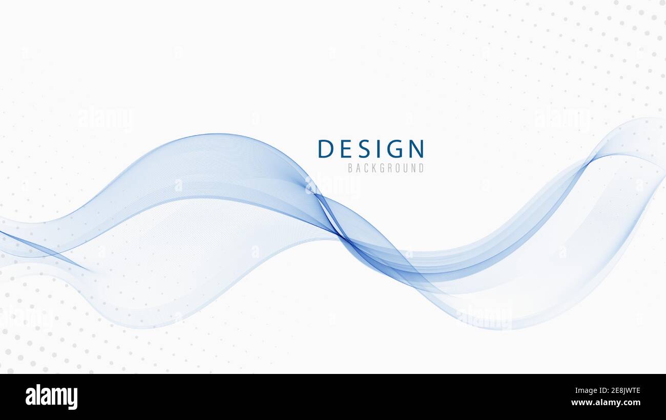 Abstract blue wave vector background Futuristic waves background Stock ...