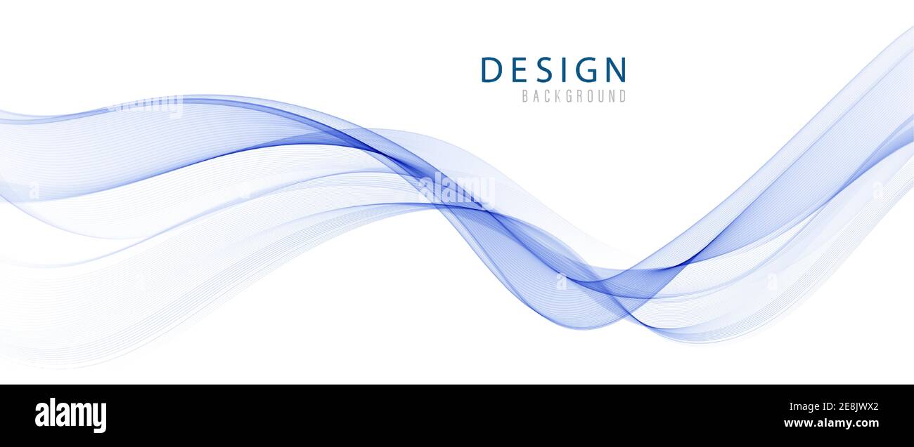 Abstract blue wave vector background Futuristic waves background Stock ...