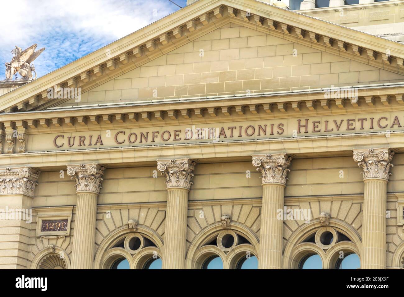 Federal Palace of Switzerland, building of swiss parliament in swiss capital city of Bern (Berne