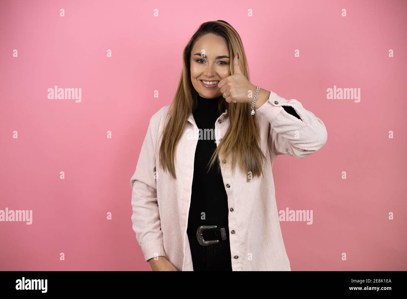 Cute Young Blonde Woman with Slim Body Wearing Pink Transparent Underwear  Looking at Camera while Posing with Arms Stock Photo - Image of people,  healthy: 220030262