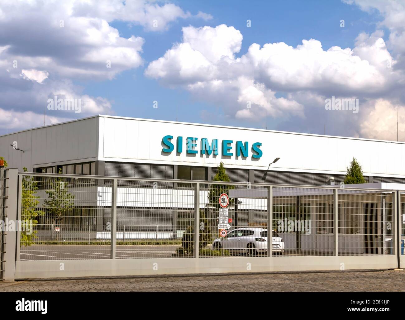 Furth, Germany Siemens company building; Siemens AG is a German