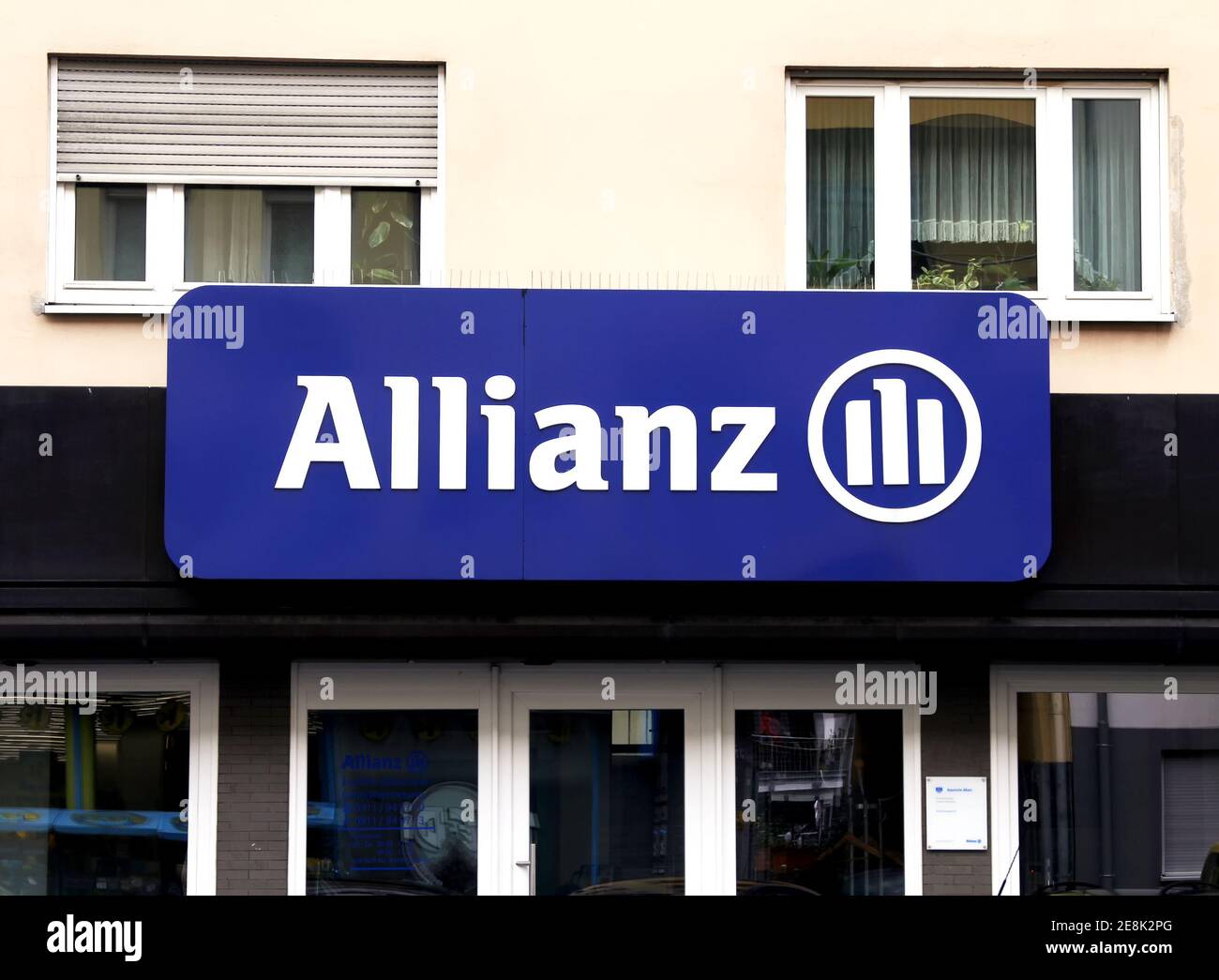 Nurnberg, Germany Allianz office. Allianz is a European financial