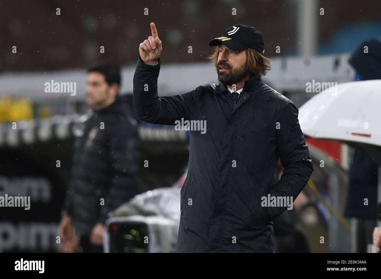 Andrea Pirlo (Juventus), head coach during UC Sampdoria vs Juventus FC,  Italian football Serie A match, Genova, Italy, 30 Ja - Photo .LM/Danilo  Vigo Stock Photo - Alamy