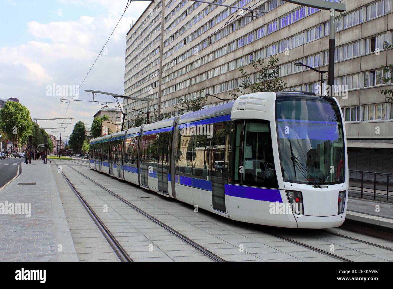 Tramway parisien Stock Photo
