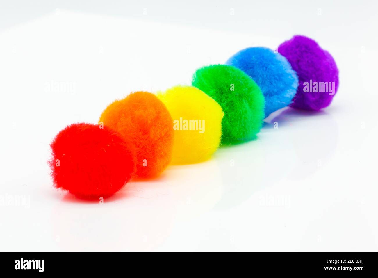 Woolly Neon Pom Poms