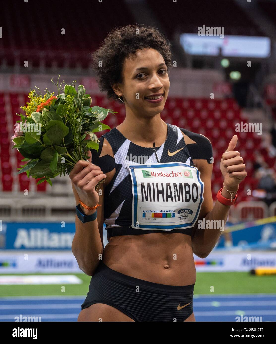 Duesseldorf, Germany. 31st Jan, 2021. Athletics ISTAF Indoor in the