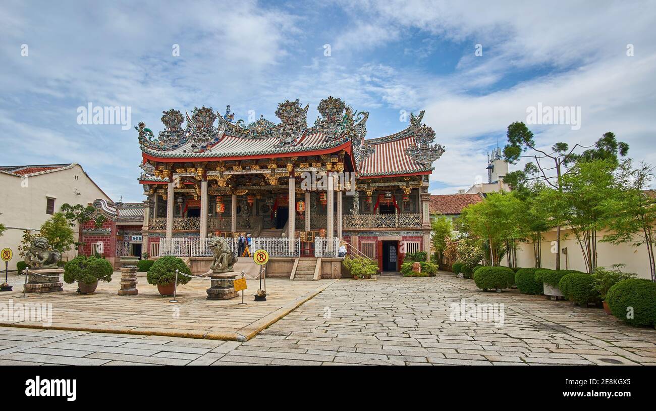 Chinesischer Tempel und Museum Leong San Tong Khoo Kongsi in Georgetown, Penang, Malaysia Stock Photo