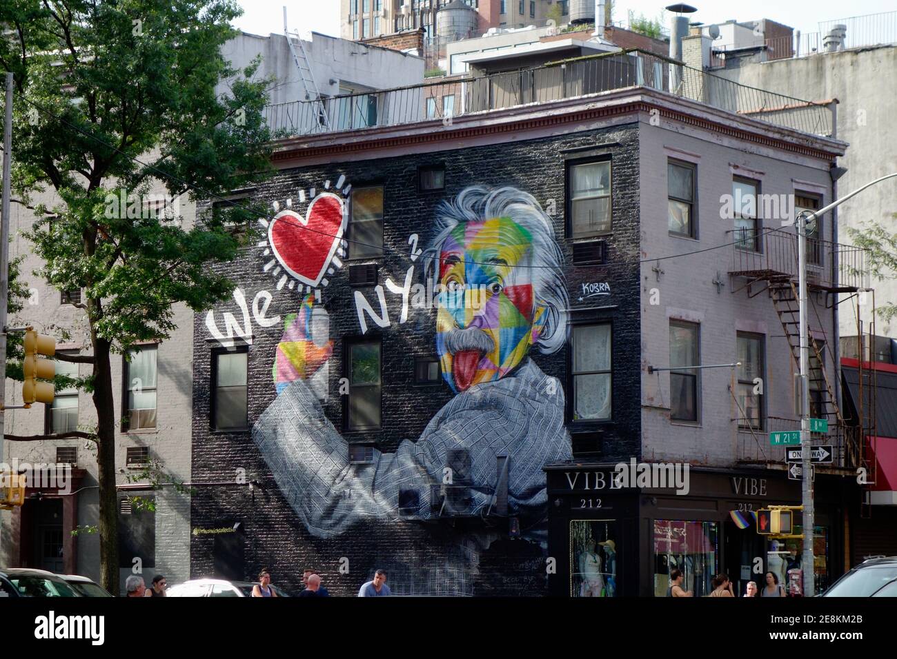 New York Graffiti Stock Photo
