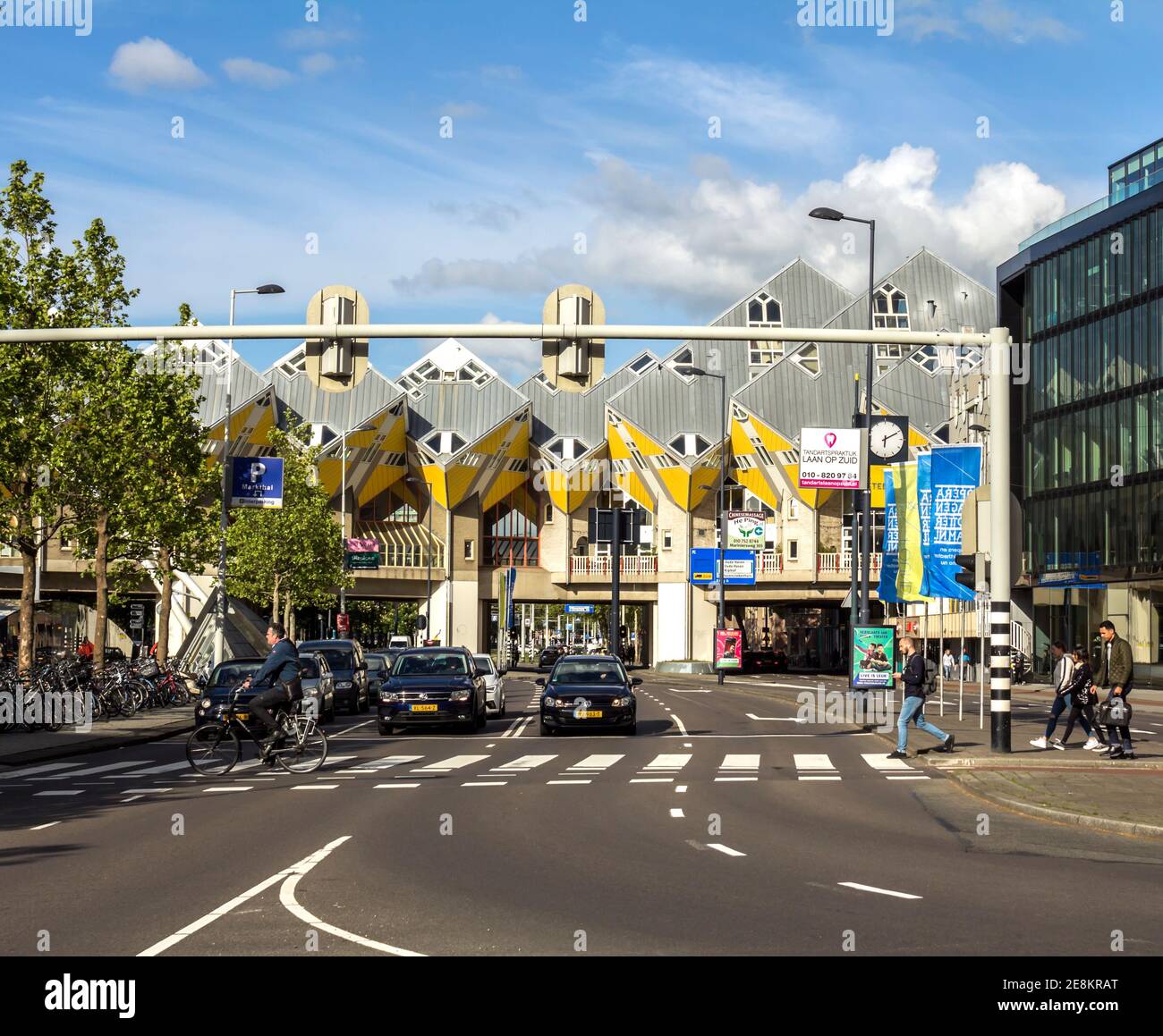 ROTTERDAM, NETHERLANDS Cube houses or Kubuswoningen in Dutch are a set of innovative houses