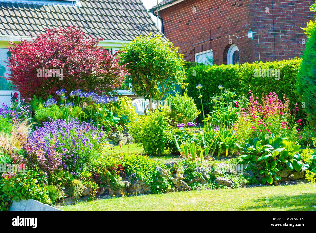 View of St Margaret's bay village.The lovely seaside village of St