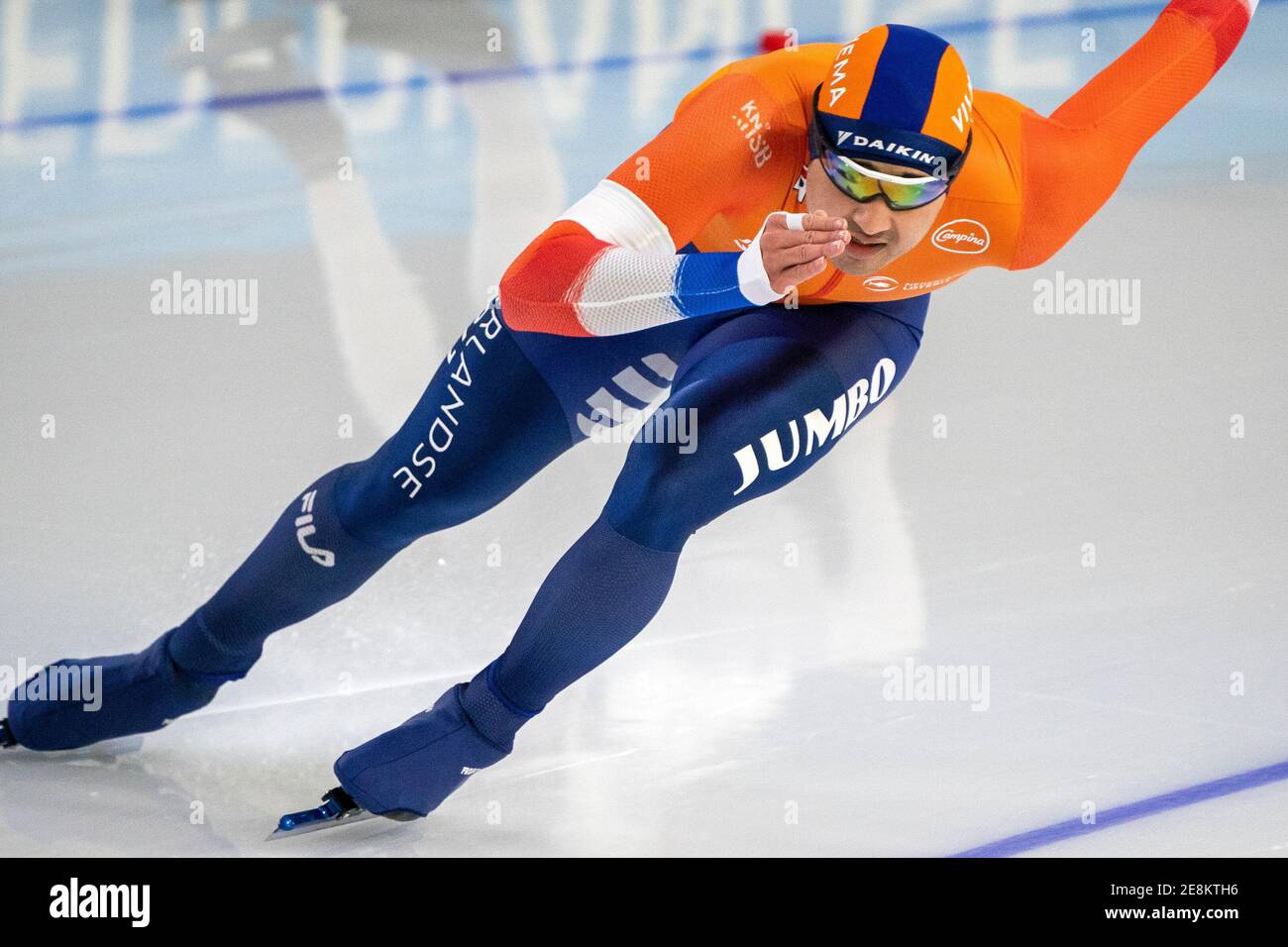 HEERENVEEN, THE NETHERLANDS JANUARY 30 Kai Verbij of The Netherlands