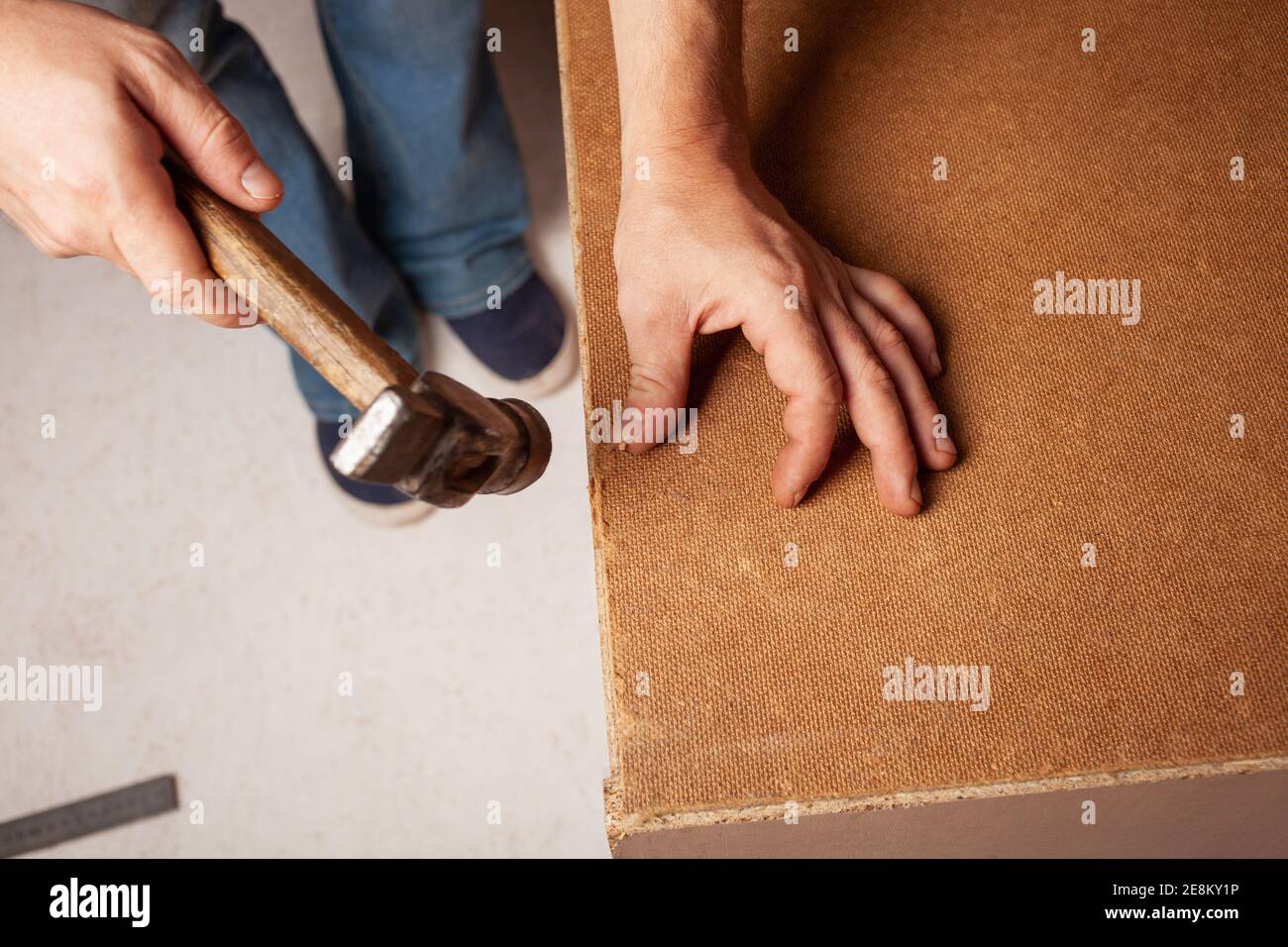 Hammer nails wood diy hi-res stock photography and images - Page 7 - Alamy