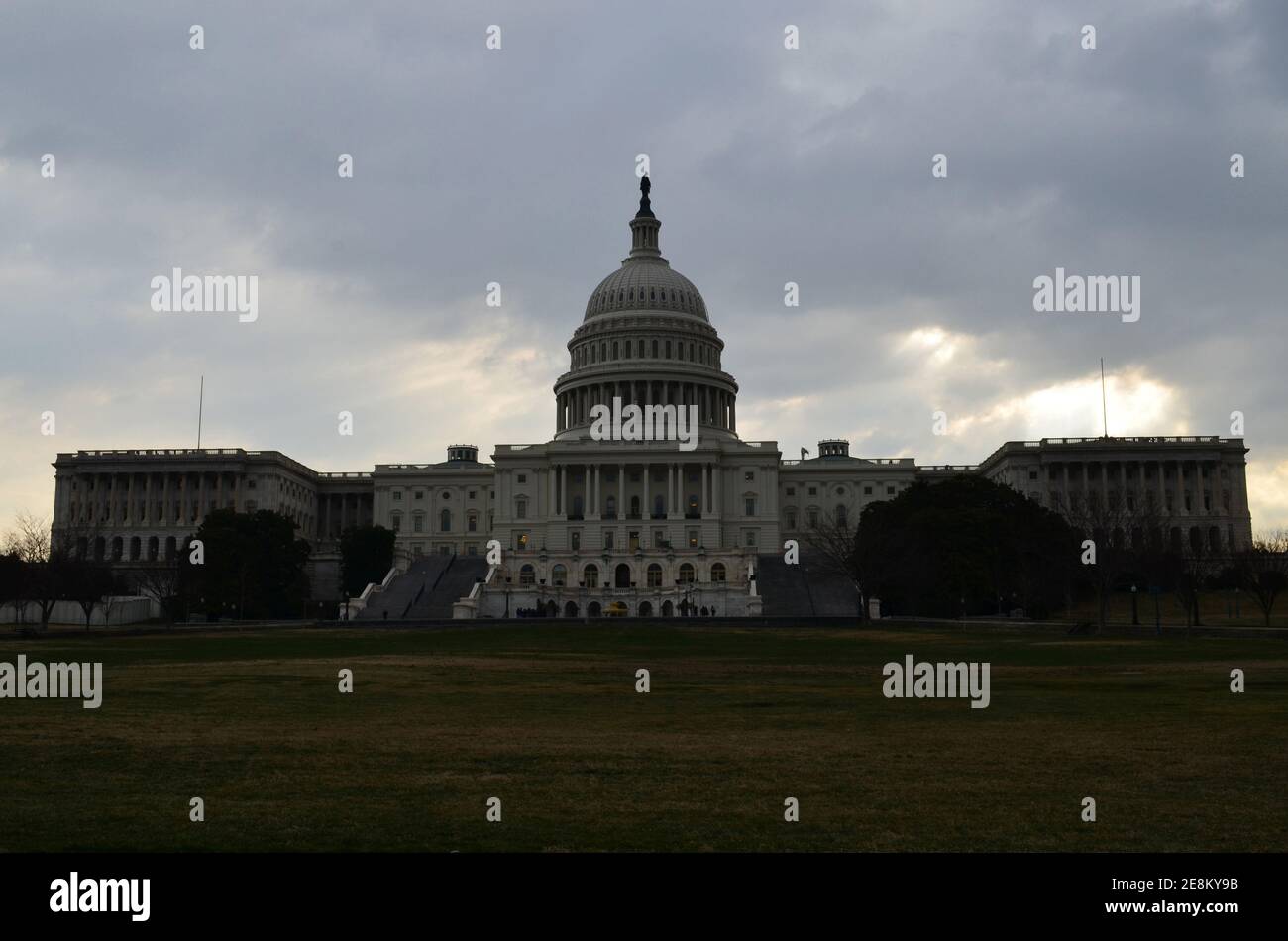Scenic view of Capitol Hill at the Capitol Building Stock Photo - Alamy