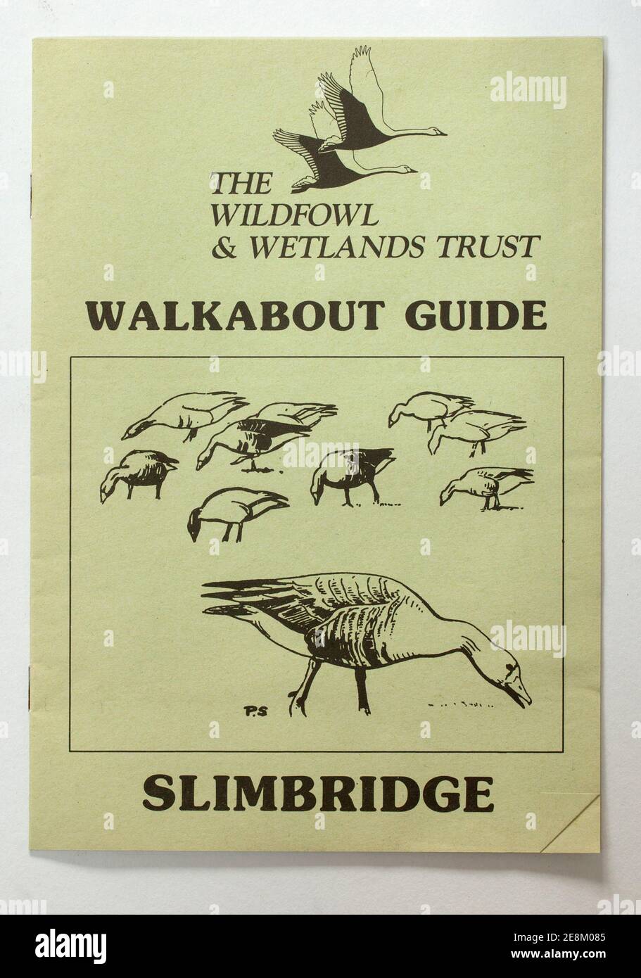 Walkabout Guide to Slimbridge Wildfowl and Wetlands Trust Stock Photo