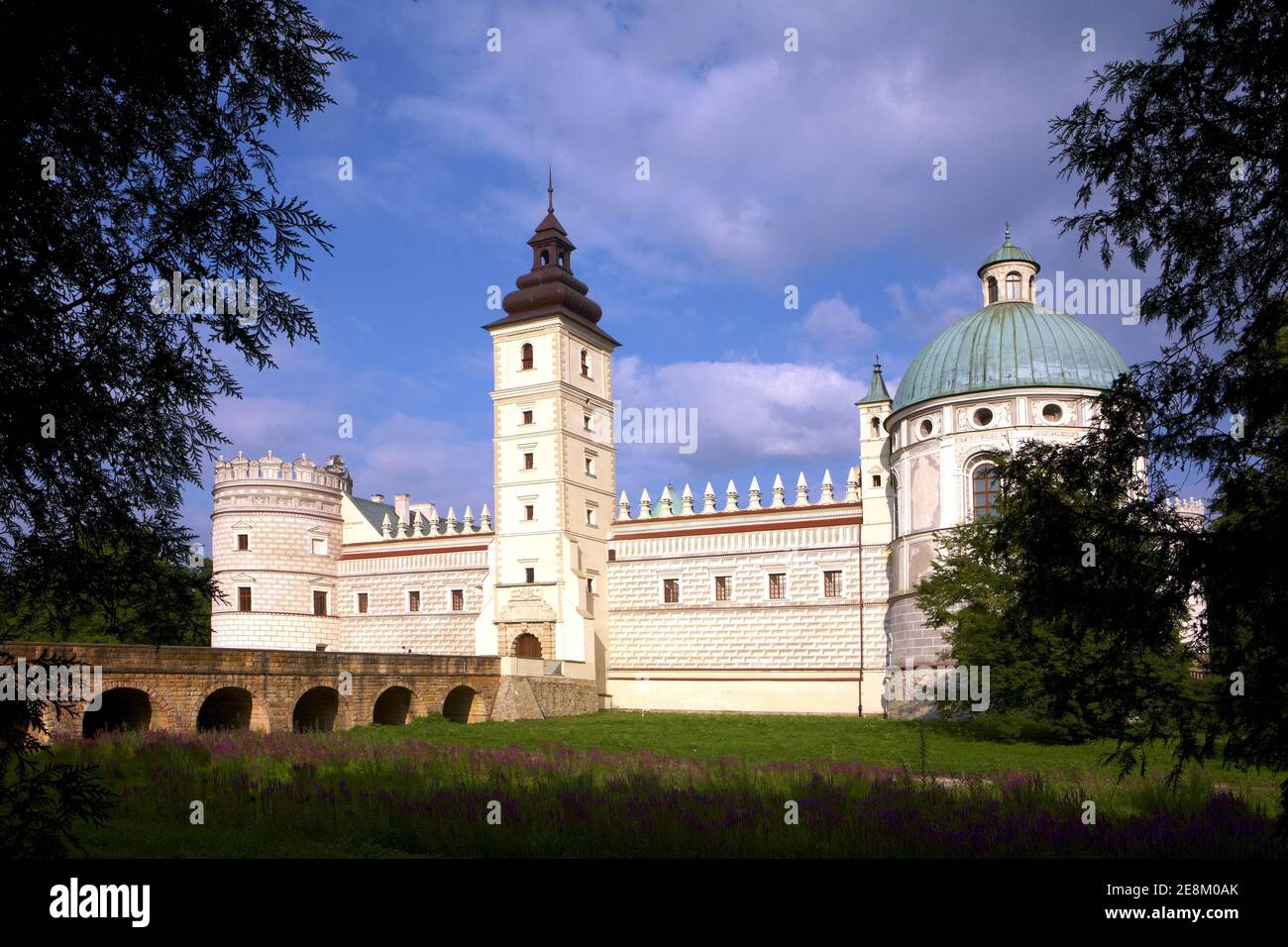 Poland, Krasiczyn, castle. Stock Photo