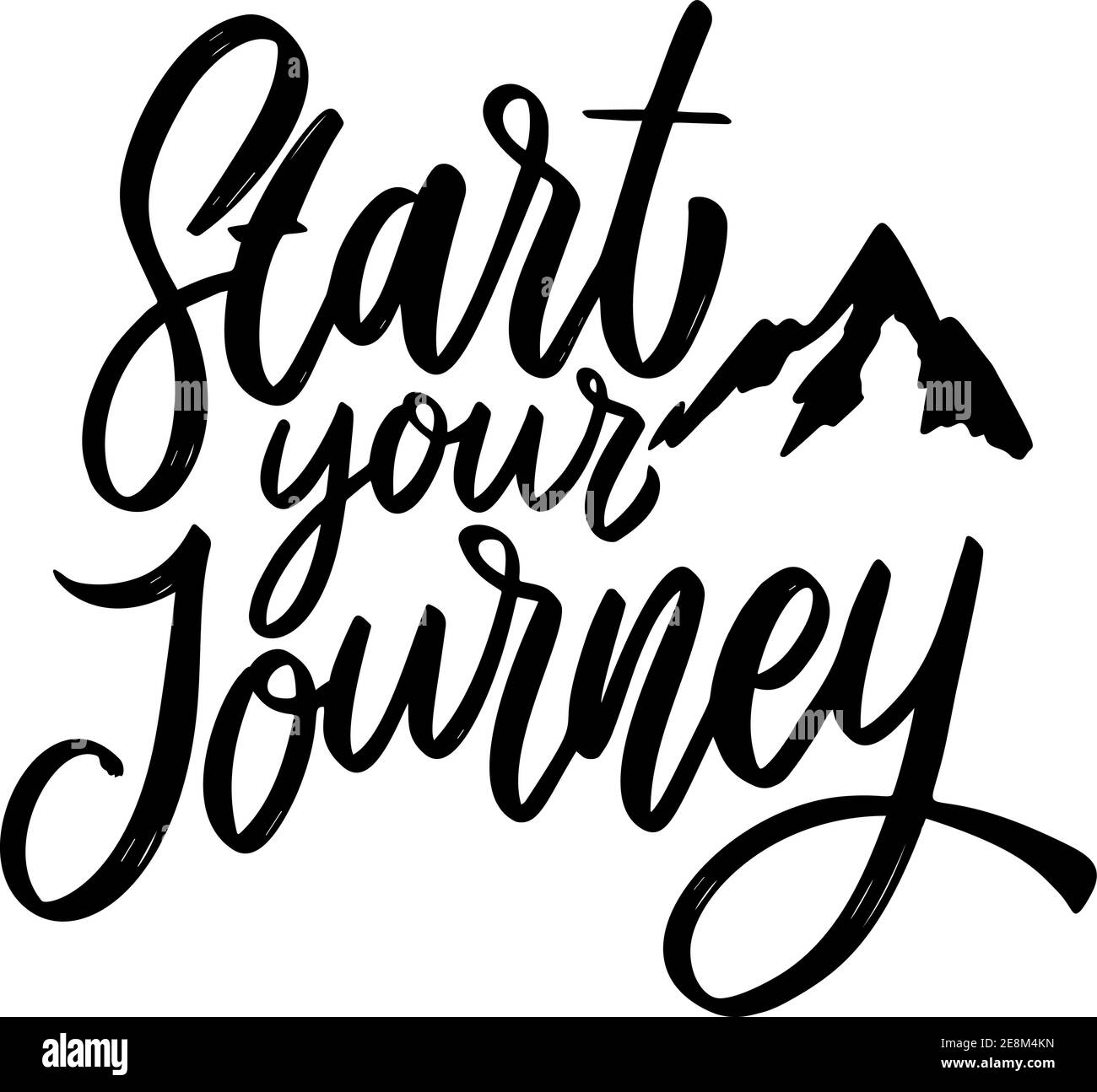Start Of Journey Stock Vector Images Alamy