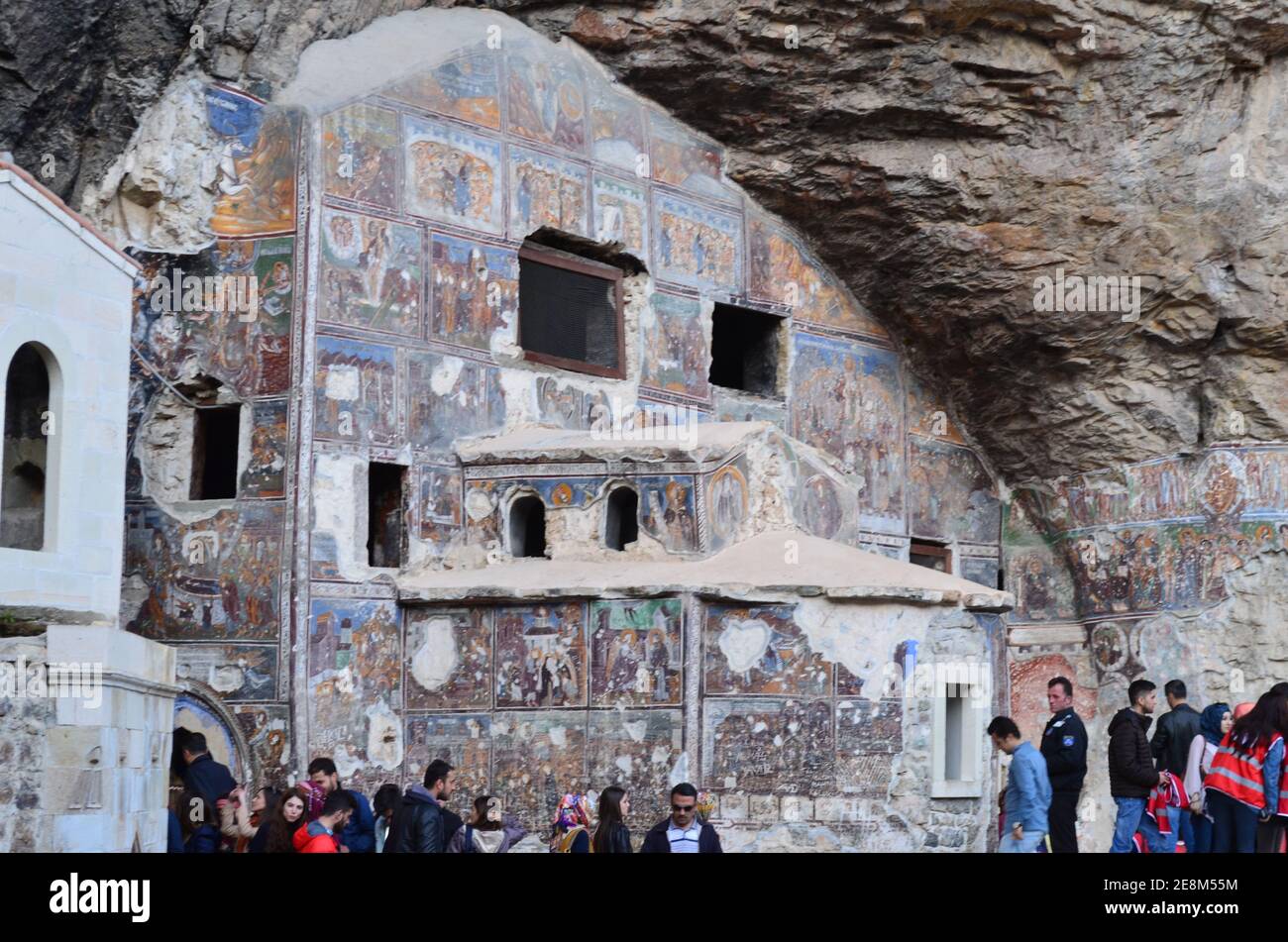 interior of Sumela Monastery Stock Photo