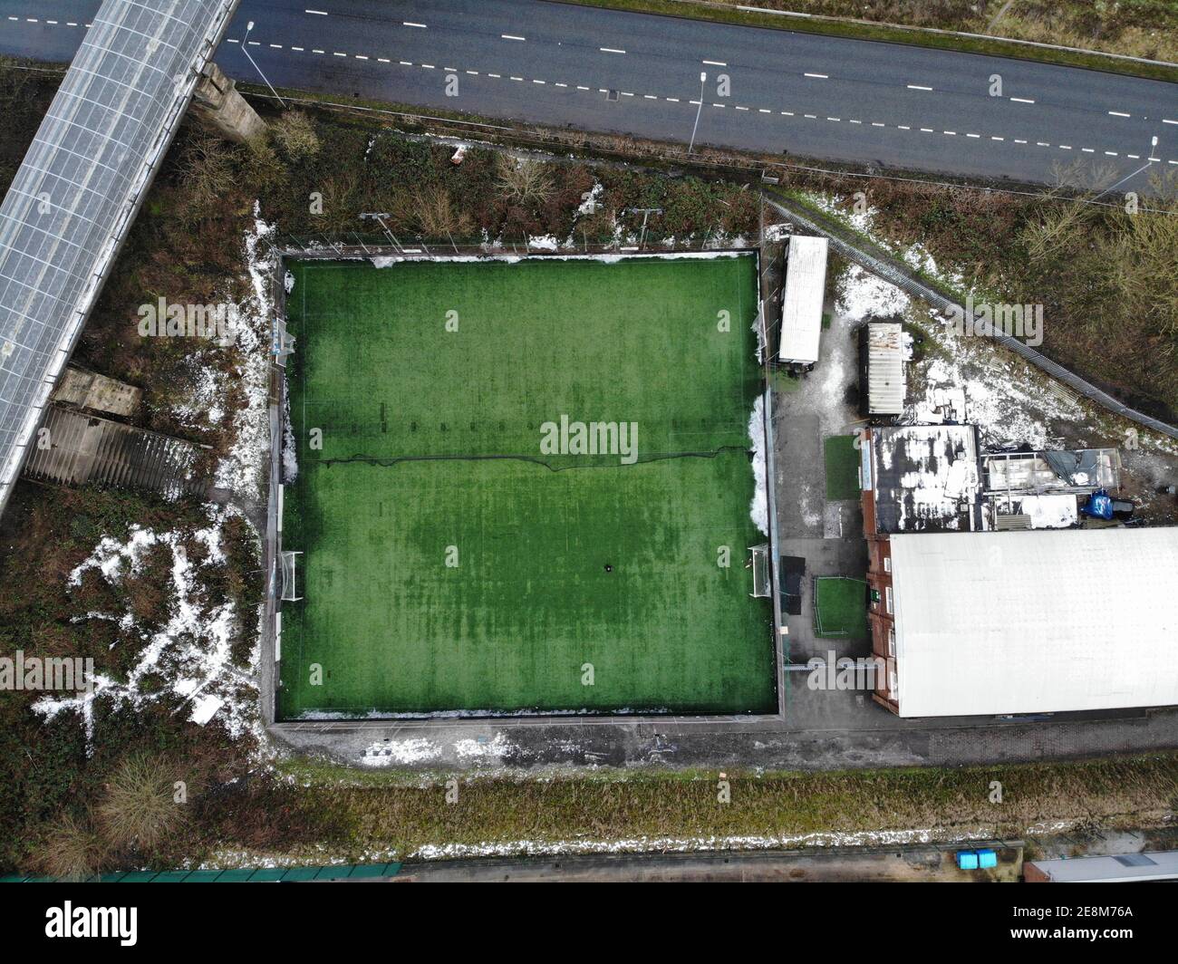 Burden Park football club in Bolton, UK. 04.01.21 Stock Photo Alamy