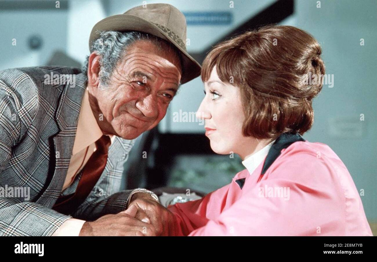 CARRY ON MATRON 1972 Rank Organisation film with Sid James and Jacki Piper Stock Photo
