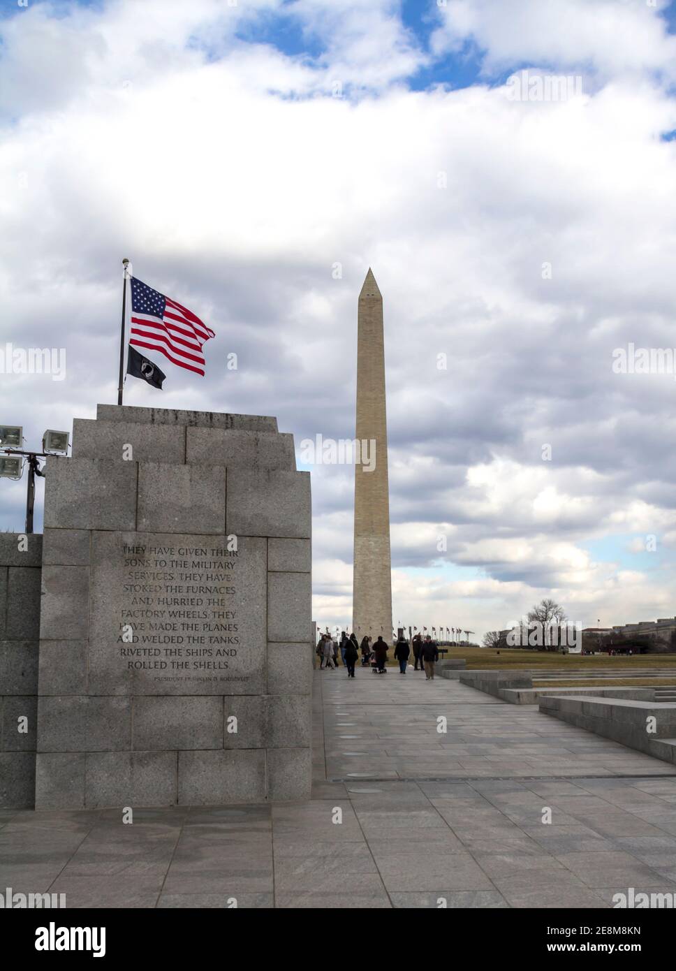Washington DC - World War II Memorial Stock Photo - Alamy